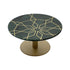 Green Marble and Brass Decor Set